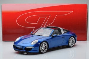 Porsche 911 991 4S Targa Синьо GT Spirit 1:18 GT037 Смола — снимка 5 от 5