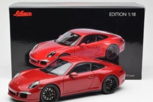 Porsche 911 991 Carrera GTS Carmine Червен Schuco 1:18 450039000 Метал — снимка 8 от 8