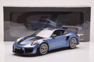 Porsche 911 991.2 GT2 RS Син GT Spirit 1:18 GT429 Смола — снимка 6 от 6