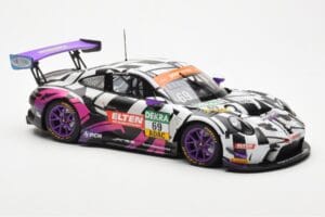 Porsche 911 991.2 GT3 R #69 Team Iron Force Racing Ring Police L. Luhr / J. Slooten ADAC GT Masters 2019 Minichamps 1:18 1531 — снимка 6 от 6