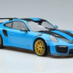 Porsche 911 991.2 GT3 RS Weissach Package Miami Синьо Златни Джанти Minichamps 1:18 153068310 Метал - image 4 of 6