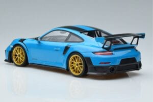 Porsche 911 991.2 GT3 RS Weissach Package Miami Синьо Златни Джанти Minichamps 1:18 153068310 Метал — снимка 5 от 6