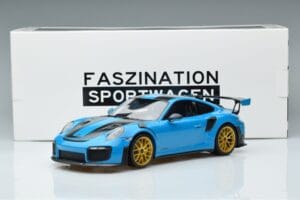 Porsche 911 991.2 GT3 RS Weissach Package Miami Синьо Златни Джанти Minichamps 1:18 153068310 Метал — снимка 6 от 6