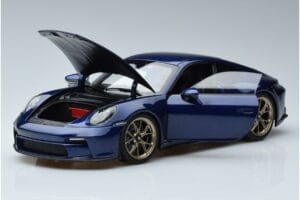 Porsche 911 992 GT3 Touring Package Синьо Металик Norev 1:18 187302 Метал — снимка 2 от 7
