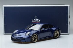 Porsche 911 992 GT3 Touring Package Синьо Металик Norev 1:18 187302 Метал — снимка 7 от 7