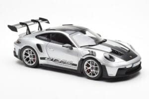 Porsche 911 992 GT3 Weissach Pack GT Сребрист Металик Norev 1:18 187366 Метал — снимка 6 от 8