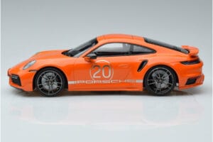 Porsche 911 992 Turbo S China 20th Anniversary Оранжев Minichamps 1:18 155069171 Метал — снимка 3 от 6