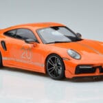 Porsche 911 992 Turbo S China 20th Anniversary Оранжев Minichamps 1:18 - image 4 of 6