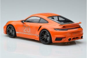 Porsche 911 992 Turbo S China 20th Anniversary Оранжев Minichamps 1:18 155069171 Метал — снимка 5 от 6