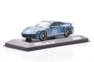 Porsche 911 992 Turbo S Oslo Син Minichamps 1:43 WAP0209050N001 Метал — снимка 2 от 4