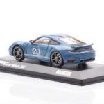 Porsche 911 992 Turbo S Oslo Син Minichamps 1:43 - image 3 of 4