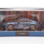Porsche 911 992 Turbo S Oslo Син Minichamps 1:43 - image 4 of 4