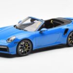 Porsche 911 992 Turbo S Shark Син GT Spirit 1:18