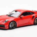 Porsche 911 992 Turbo S Sport Design Червен Minichamps 1:18