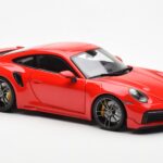 Porsche 911 992 Turbo S Sport Design Червен Minichamps 1:18 - image 6 of 8