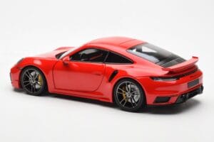 Porsche 911 992 Turbo S Sport Design Червен Minichamps 1:18 113069078 Метал — снимка 7 от 8