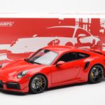 Porsche 911 992 Turbo S Sport Design Червен Minichamps 1:18 - image 8 of 8
