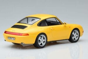 Porsche 911 993 Carrera Жълт Norev 1:18 187596 Метал — снимка 2 от 6