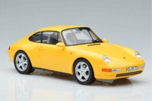 Porsche 911 993 Carrera Жълт Norev 1:18 187596 Метал — снимка 4 от 6