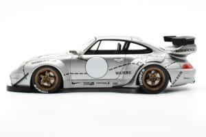 Porsche 911 993 RWB Сребърен Phantom Asia Edition GT Spirit 1:18 CLDC017 Смола — снимка 3 от 6