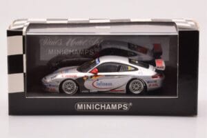 Porsche 911 996 GT3 Cup Infineon #5 W. Henzler Porsche Supercup Winner 2004 Minichamps 1:43 400046205 Метал — снимка 4 от 4