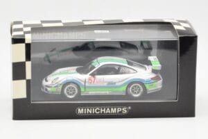 Porsche 911 996 GT3 Cup #57 M. Snow IMSA GT3 Challenge 2008 Minichamps 1:43 400086757 Метал — снимка 4 от 4