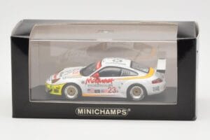 Porsche 911 996 GT3 RS McKenna #23 T. Bernhard / J. Bergmeister / M. Maassen 12 Hours of Sebring 2004 Minichamps 1:43 4000464 — снимка 4 от 4