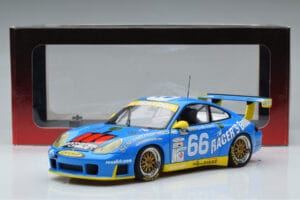 Porsche 911 996 GT3 R #6 24 Hours of Daytona GT Class Winner 2002 AUTOart 1:18 80273 Метал — снимка 7 от 7