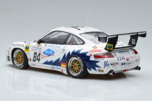 Porsche 911 996 GT3 R J. Ickx 24 Hours of Le Mans 2003 AUTOart 1:18 80379 Метал — снимка 6 от 7