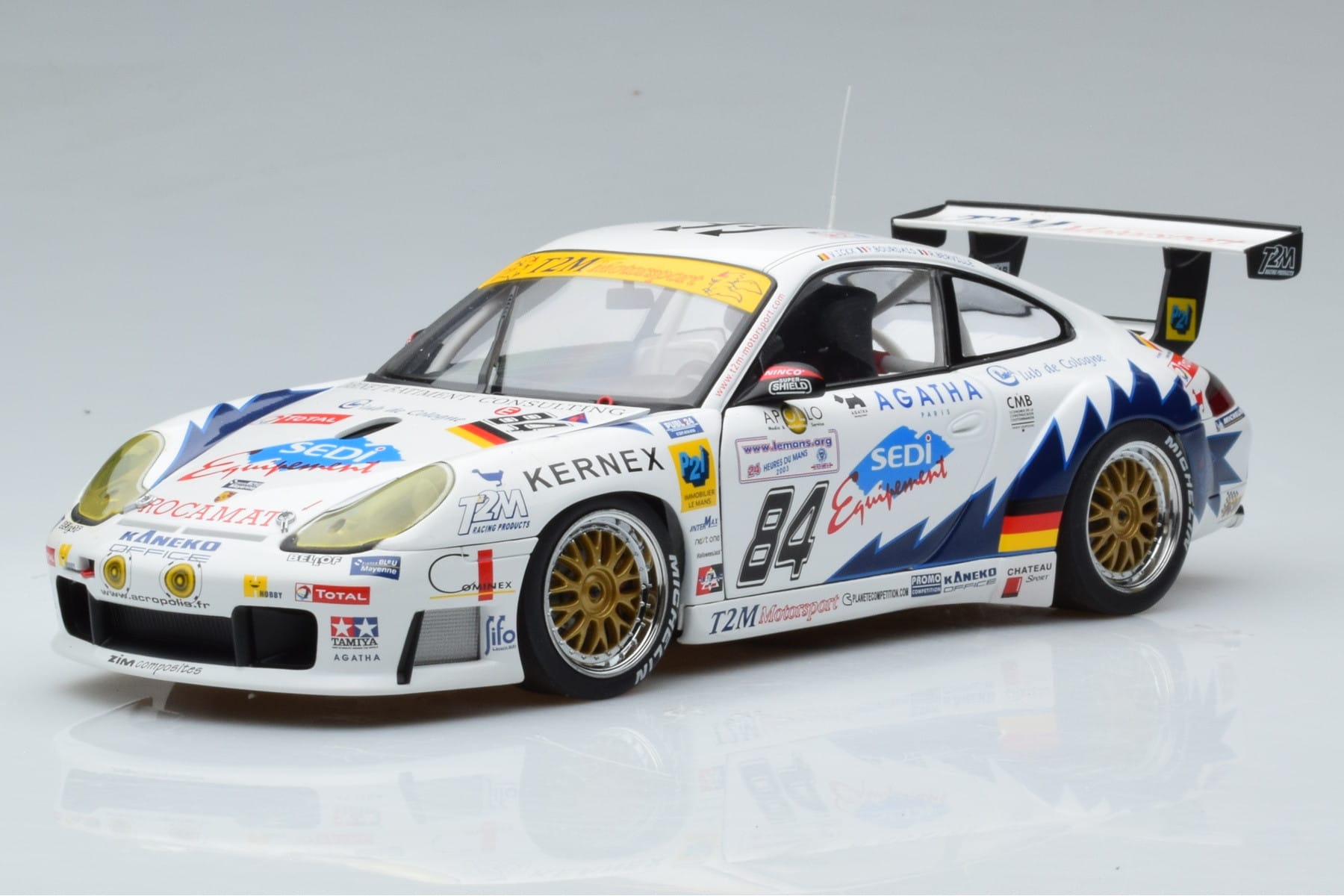 Porsche 911 996 GT3 R J. Ickx 24 Hours of Le Mans 2003 AUTOart 1:18 80379 Метал