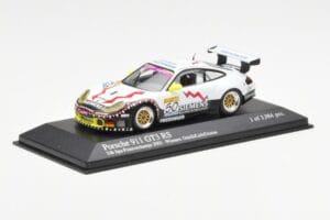 Porsche 911 996 GT3 RS Siemens #50 M. Ortelli / M. Lieb / R. Dumas 24 Hours of Spa 2003 Winners Minichamps 1:43 400036950 Мет — снимка 2 от 4