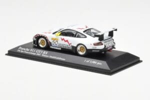 Porsche 911 996 GT3 RS Siemens #50 M. Ortelli / M. Lieb / R. Dumas 24 Hours of Spa 2003 Winners Minichamps 1:43 400036950 Мет — снимка 3 от 4