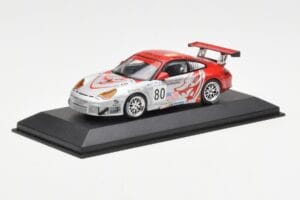 Porsche 911 996 GT3 RSR Flying Lizard #80 S. Neiman / J. Pechnik / J. Van Overbeek GT2 Class 24 Hours of Le Mans 2005 Minicha — снимка 2 от 4