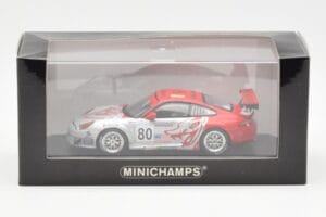 Porsche 911 996 GT3 RSR Flying Lizard #80 S. Neiman / J. Pechnik / J. Van Overbeek GT2 Class 24 Hours of Le Mans 2005 Minicha — снимка 4 от 4