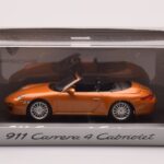 Porsche 911 997 Carrera 4 Кабриолет Оранжев Металик Minichamps 1:43 - image 4 of 4