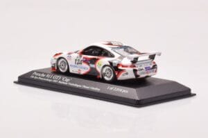 Porsche 911 997 GT3 Cup #124 Mattheus / Geoffroy / Vanbellingen / Fumal 24 Hours of Spa 2005 Minichamps 1:43 400056224 Метал — снимка 3 от 4