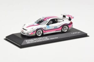 Porsche 911 997 GT3 Cup #56 M. Snow IMSA GT3 Challenge 2008 Minichamps 1:43 400086456 Метал — снимка 2 от 4