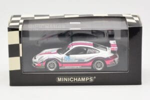 Porsche 911 997 GT3 Cup #56 M. Snow IMSA GT3 Challenge 2008 Minichamps 1:43 400086456 Метал — снимка 4 от 4