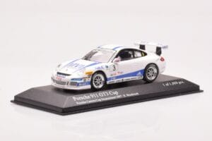 Porsche 911 997 GT3 Cup Porsche Carrera Cup #3 R. Westbrook 2007 Minichamps 1:43 400076483 Метал — снимка 2 от 4