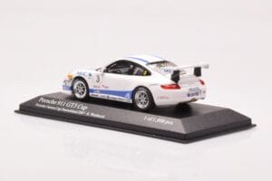 Porsche 911 997 GT3 Cup Porsche Carrera Cup #3 R. Westbrook 2007 Minichamps 1:43 400076483 Метал — снимка 3 от 4