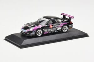 Porsche 911 997 GT3 Cup Swissvax #30 K. Sasaki Carrera Cup Asia Macau 2007 Minichamps 1:43 400076430 Метал — снимка 2 от 4