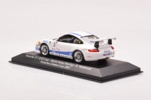 Porsche 911 997 GT3 Cup #3 Team Araxa Racing R. Westbrook Porsche Carrera Cup 2007 Minichamps 1:43 WAP02012318VKK Метал — снимка 3 от 4