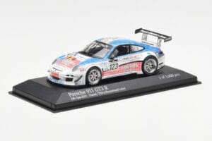 Porsche 911 997 GT3 R Cybernet #123 Fumal / Thiry / Rosenlad / Lefort 24 Hours of Spa 2011 Minichamps 1:43 400118923 Метал — снимка 2 от 4