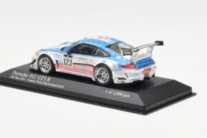 Porsche 911 997 GT3 R Cybernet #123 Fumal / Thiry / Rosenlad / Lefort 24 Hours of Spa 2011 Minichamps 1:43 400118923 Метал — снимка 3 от 4