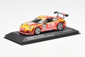 Porsche 911 997 GT3 R ITAS #18 De Lorenzi / Bonetti / Caccia / Bontempelli 24 Hours of Spa 2011 Minichamps 1:43 400118918 Мет — снимка 2 от 4