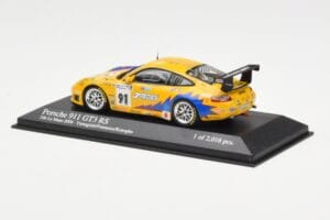 Porsche 911 997 GT3 RS T2M #91 Yamagishi / Fournoux / Konopka 24 Hours of Le Mans 2006 Minichamps 1:43 400066991 Метал — снимка 3 от 4