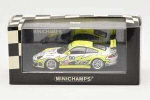 Porsche 911 997 GT3 RSR Krohn Racing #90 J. Bergmeister / T. Jonsson / T. Krohn 24 Hours of Le Mans 2006 Minichamps 1:43 4000 — снимка 4 от 4