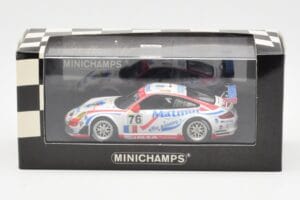 Porsche 911 997 GT3 RSR Matmut #76 P. Narac / R. Lietz / P. Long 24 Hours of Le Mans 2007 Minichamps 1:43 400076776 Метал — снимка 4 от 4