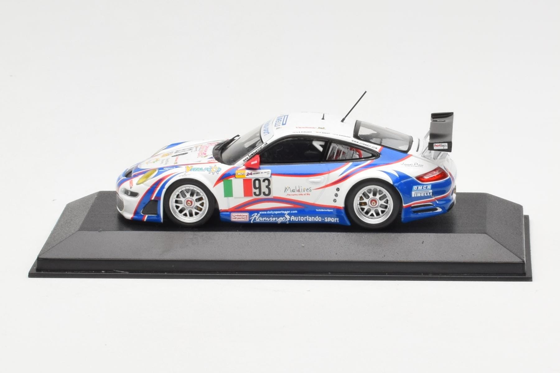 Porsche 911 997 GT3 RSR #93 Nielsen / C. Ehret / A. Simonsen 24 Hours of Le Mans 2007 Minichamps 1:43 400076793 Метал