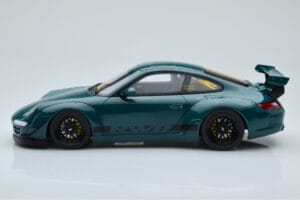 Porsche 911 997 RWB Syunkashuto Зелен GT Spirit 1:18 GT896 Смола — снимка 3 от 6